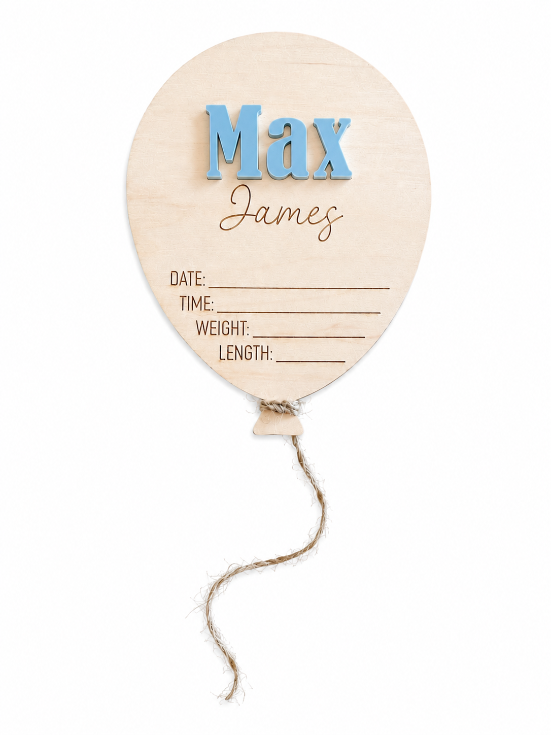 Baby Announcement - Balloon Theme