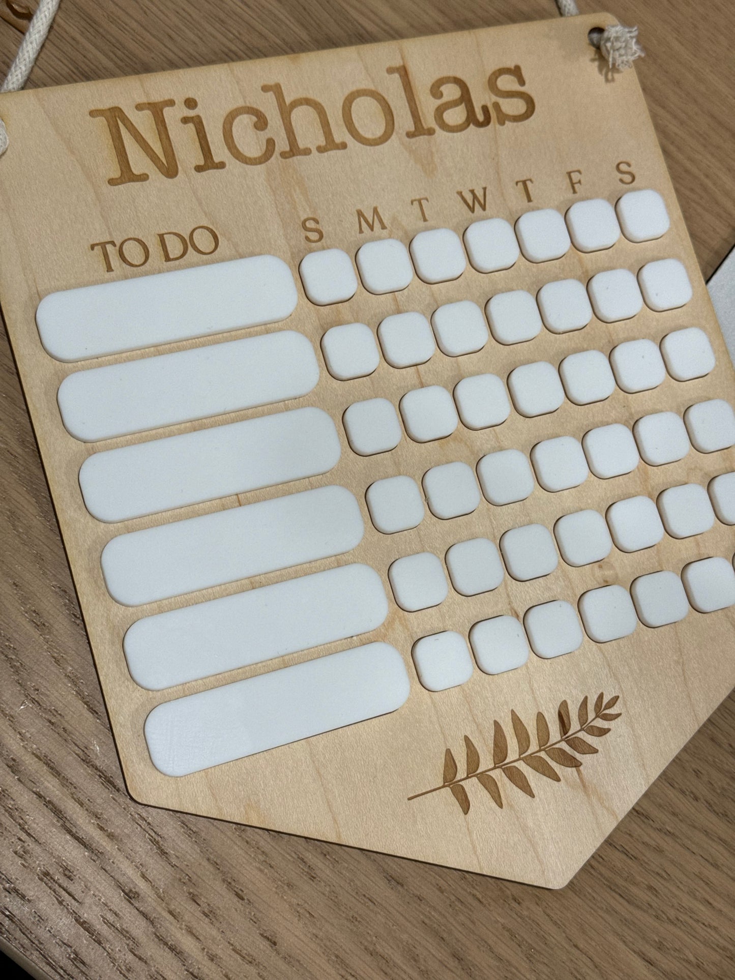 Chore Chart Dry Erase