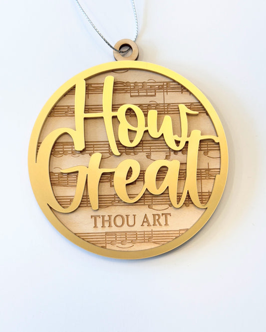 How Great - Hymn Ornament