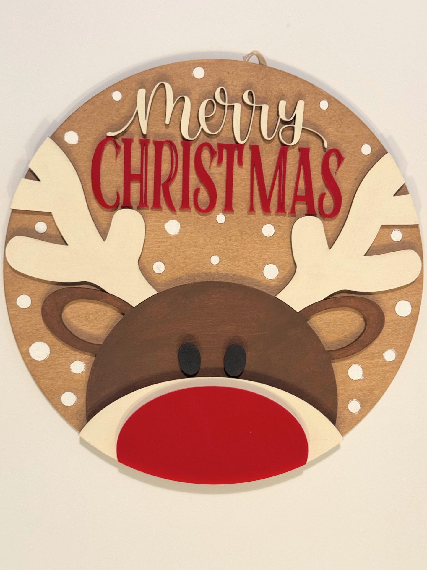 Reindeer Round sign