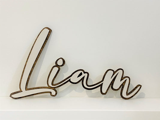 Name Sign - Double Layer