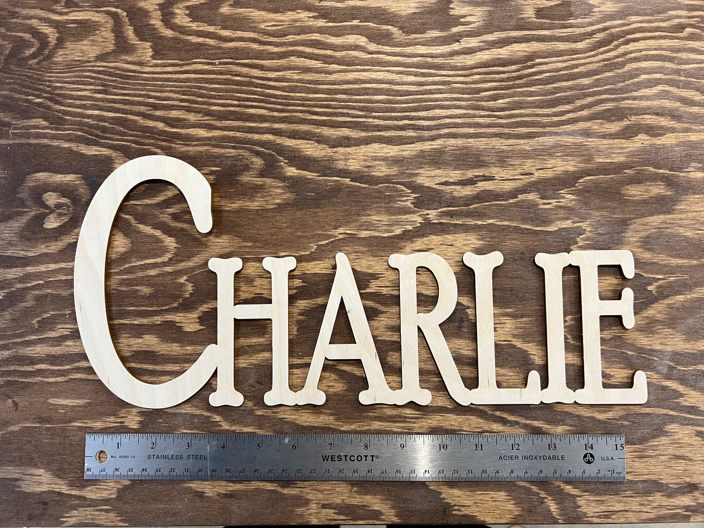 Name Sign - Wood Laser Cut Sign