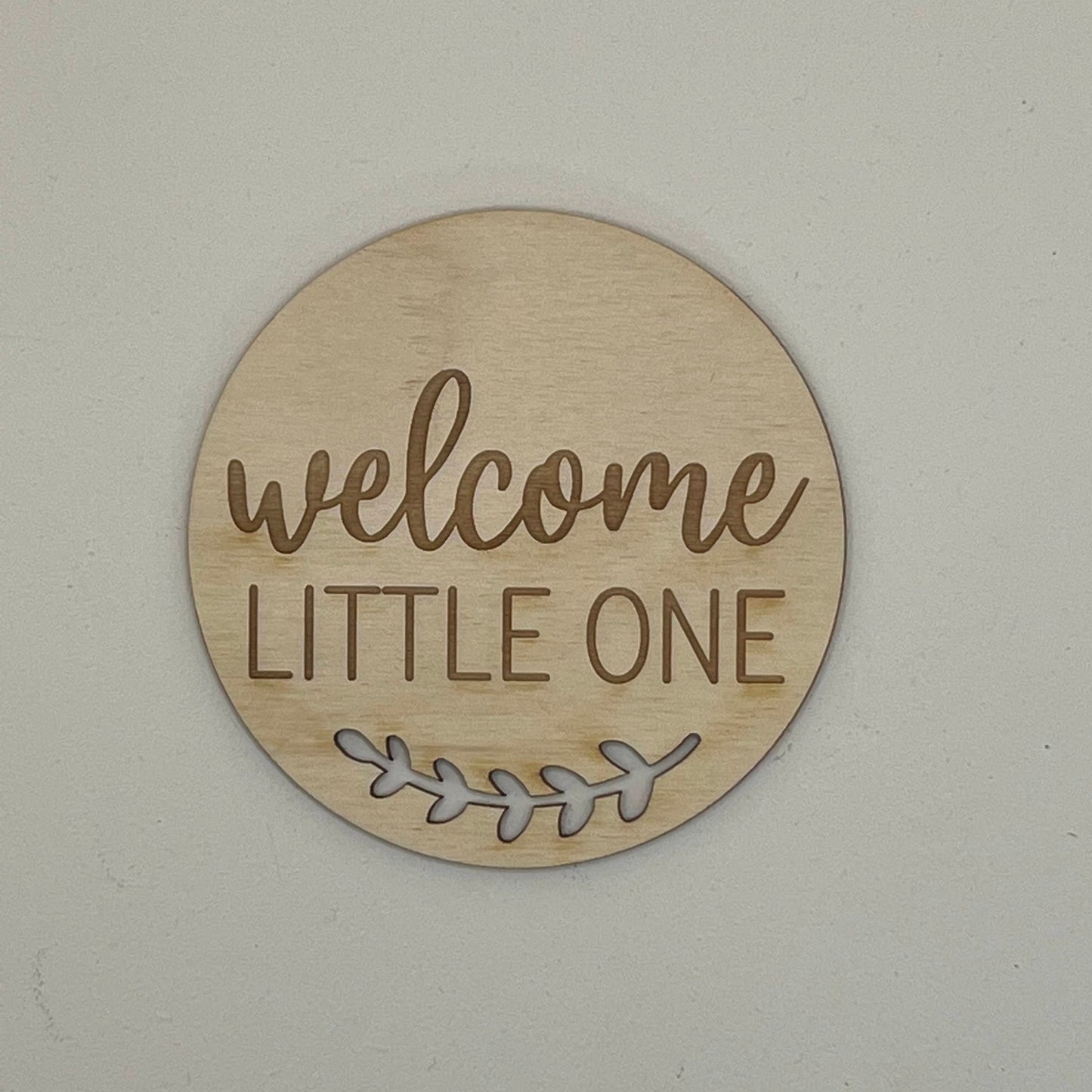 Baby Announcements - Sprig Cut-out theme