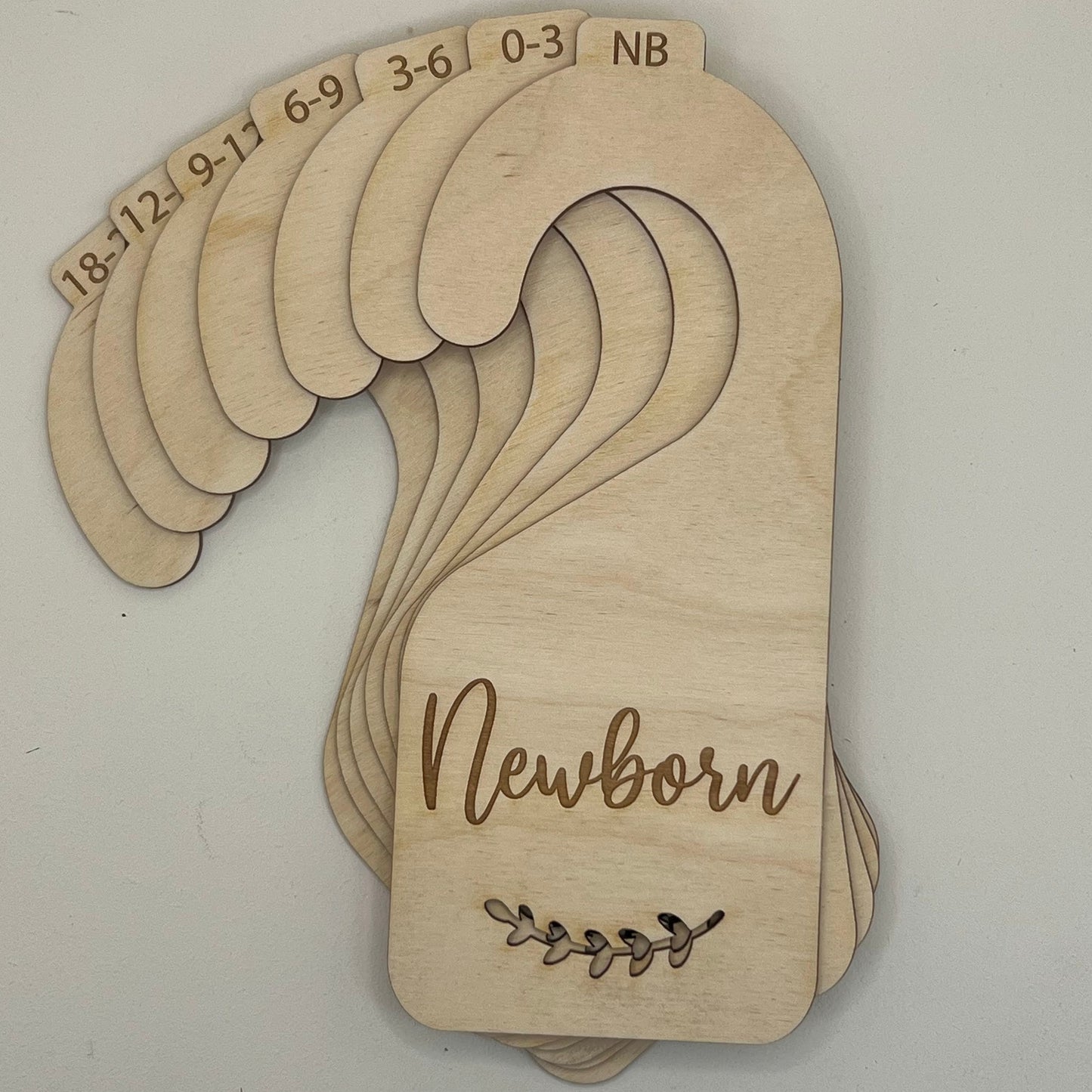 Baby Announcements - Sprig Cut-out theme