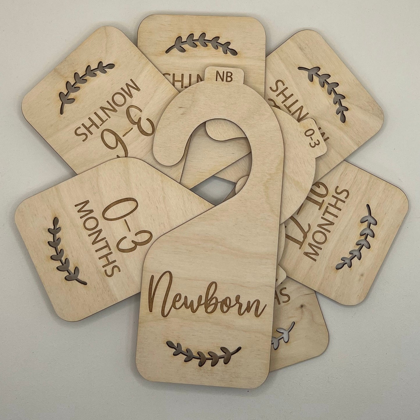 Baby Announcements - Sprig Cut-out theme