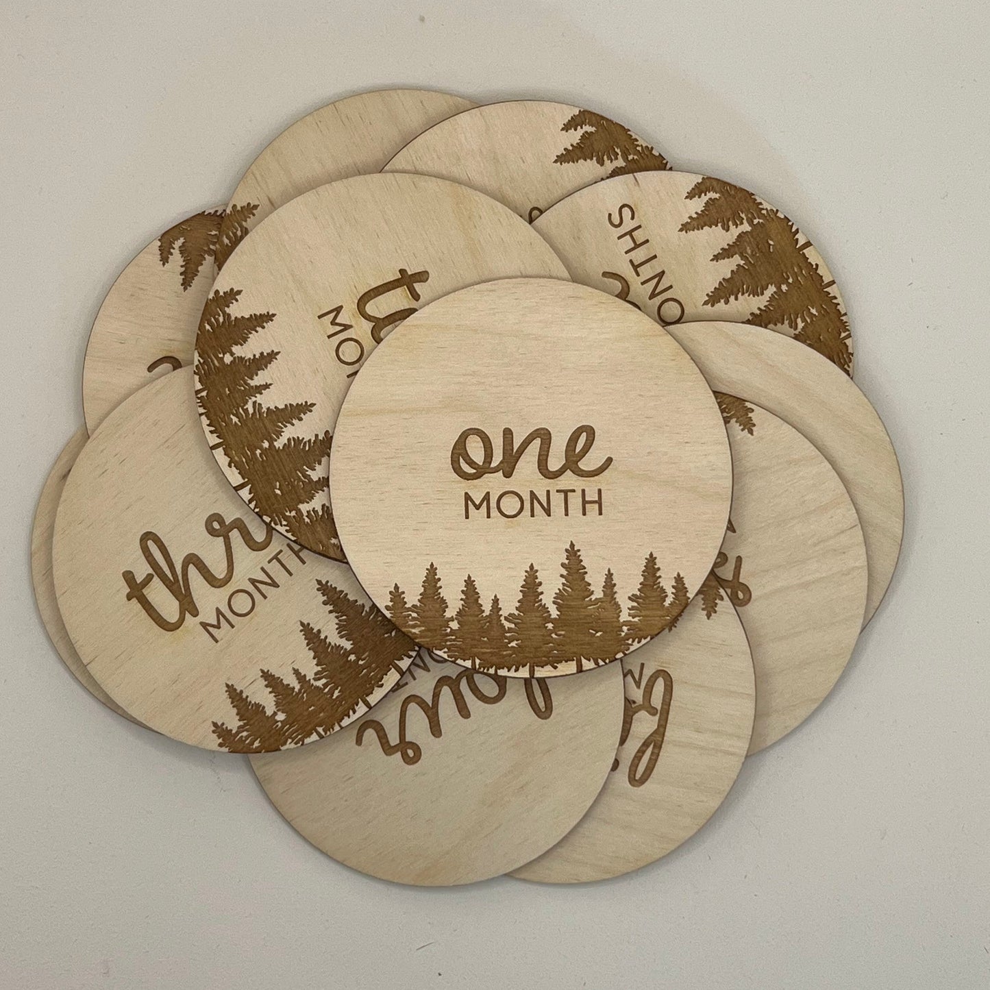 Baby Announcements - Forest theme