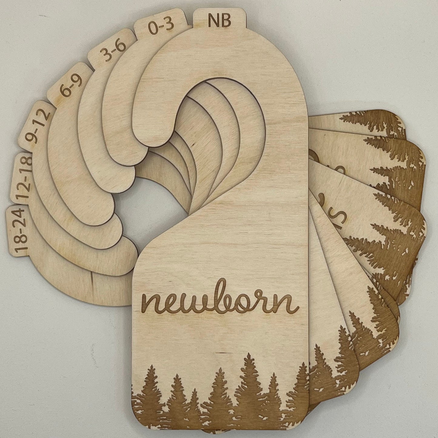 Baby Announcements - Forest theme