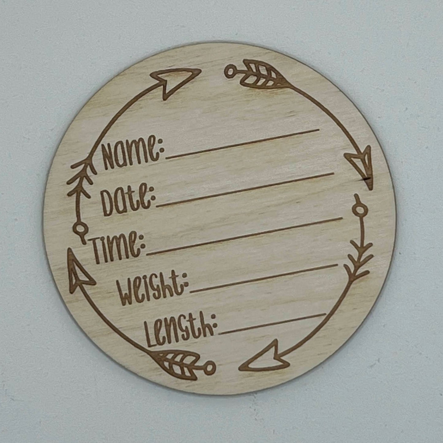 Baby Announcements - Arrows theme