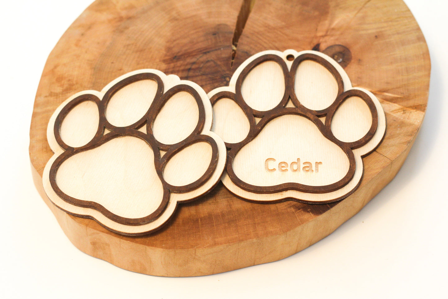 Dog Paw Ornament