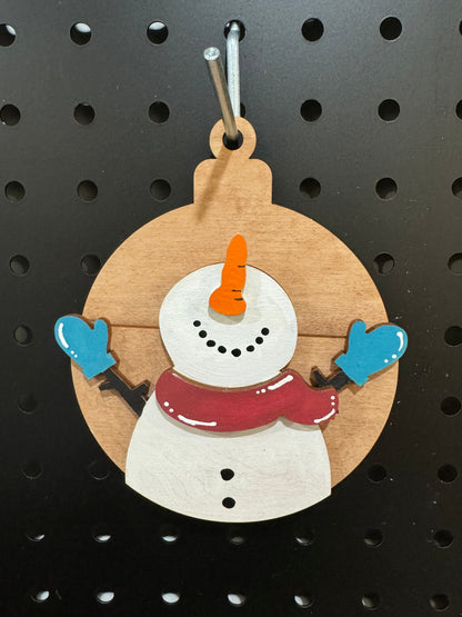 Snowman gift card holder