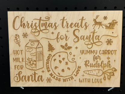 Santa snack boards