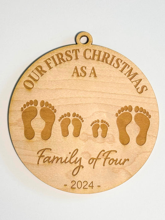 Family of Four Ornament