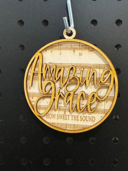 Amazing Grace - Hymn Ornament