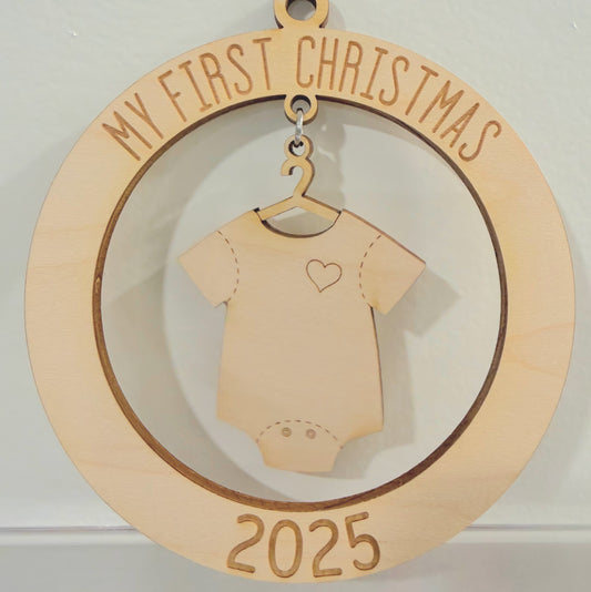 2025 First Christmas Onesie