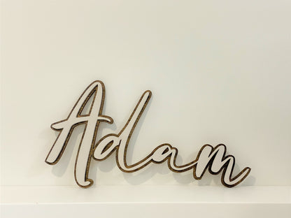 Name Sign - Double Layer