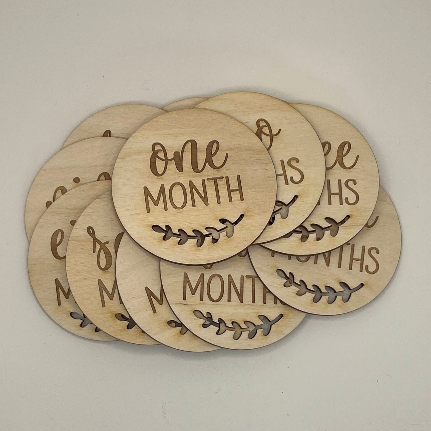 Baby Announcements - Sprig Cut-out theme