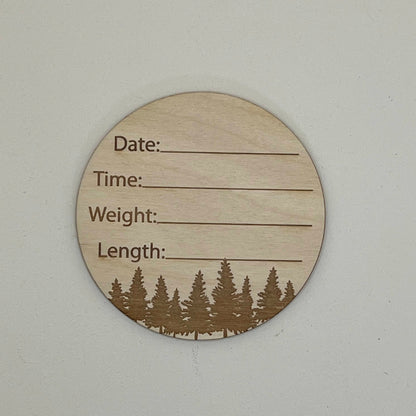 Baby Announcements - Forest theme
