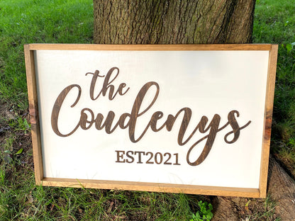 Customized Wood Signs with 3D lettering