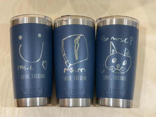 Engraving only - BYO Yeti / Cup
